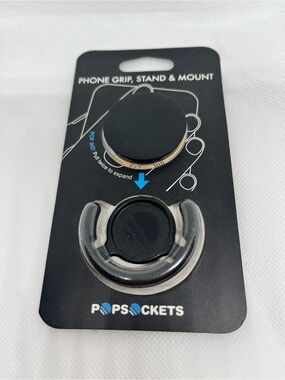 NWT PopSocket Phone Grip, Stand & Mount - Black